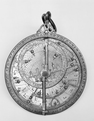 Islamisk planisfærisk astrolabium, c 1650 af Unbekannt Unbekannt