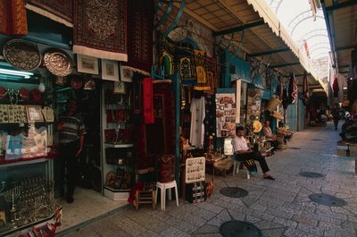 Muslimsk kvarter, Jerusalem (foto) af Unbekannt Unbekannt