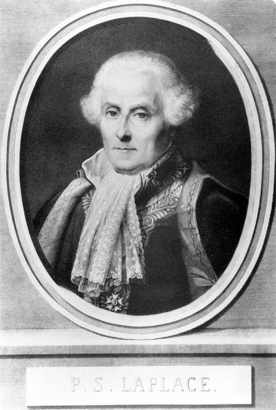 Pierre Simon, fransk læge, matematiker og astronom, ca 1800 af Unbekannt Unbekannt
