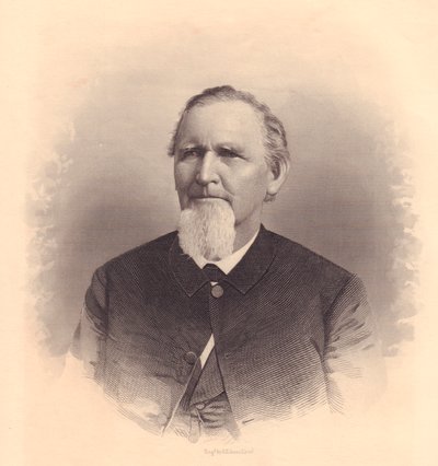 Portræt af den amerikanske metodistpræst John L Smith, gravering af FE Jones, omkring 1870 af Unbekannt Unbekannt