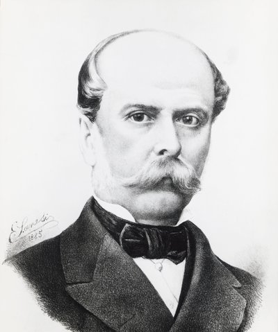 Portræt af Filippo Pacini (1812-1883), italiensk anatomiker og patolog af Unbekannt Unbekannt