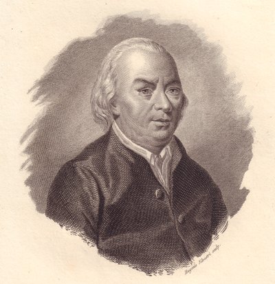 Portræt af den italienske digter Gian Carlo Passeroni (1713-1803), kobberstik af Eugenio Silvestri af Unbekannt Unbekannt