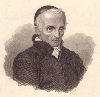 Portræt af den italienske religiøse og teolog Ottavio Giovanni Battista Assarotti (1753-1829), kobberstik af Bonaldi af Unbekannt Unbekannt