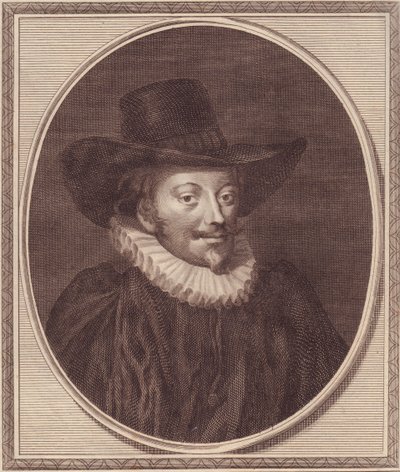 Portræt af John Williams (1582-1650), ærkebiskop af York, kobberstik af John Goldar (1729-1795) af Unbekannt Unbekannt