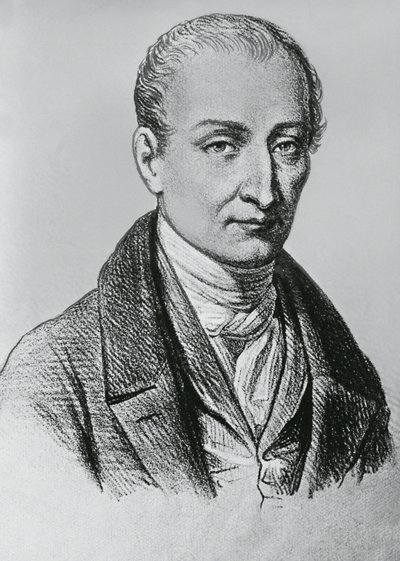 Portræt af Joseph Nicephore Niepce (1765-1833), fransk opfinder af heliografi af Unbekannt Unbekannt
