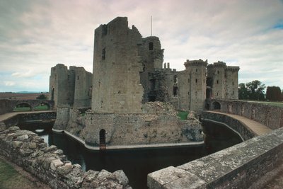 Raglan Castle, Monmouthshire, South Wales, Storbritannien (foto) af Unbekannt Unbekannt