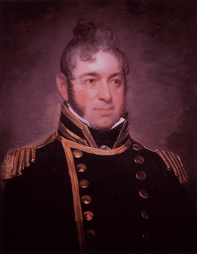 William Bainbridge (1774-1833) (farve litho) af Unbekannt Unbekannt