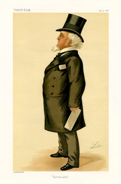 Edmund Tattersall - portræt stående af Liborio Prosperi