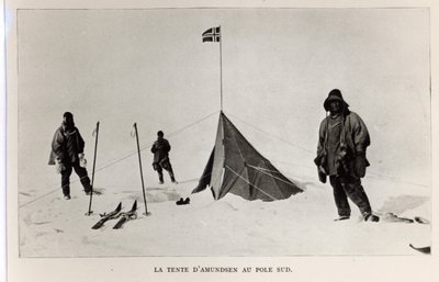 Telt efterladt på Sydpolen af Roald Amundsen (1872-1928) i 1911, 1912 af Lieutenant Henry Robertson Bowers