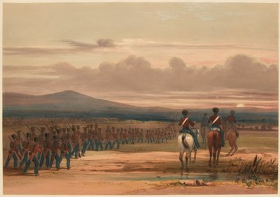 Marchen over den sumpede ørken af Lieutenant Thomas (after) Wingate