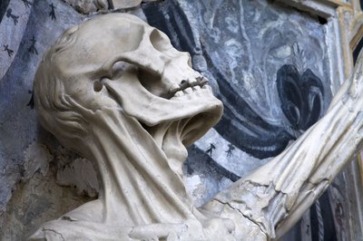 Flayed, eller skelettet, detalje af Ligier Richier