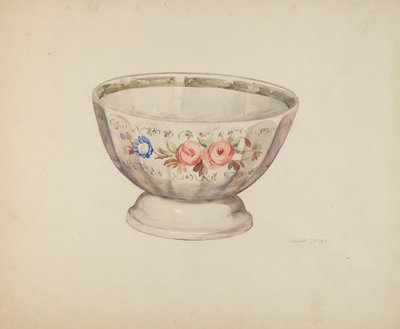 Skål, c. 1937. af Lillian Causey
