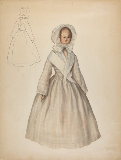 Dukke, c. 1939. af Lillian Causey