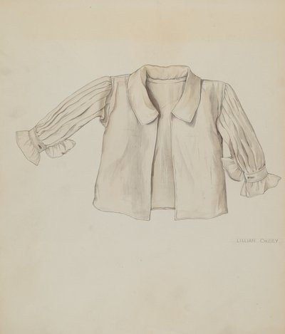 Quaker babyskjorte, ca. 1937. af Lillian Causey