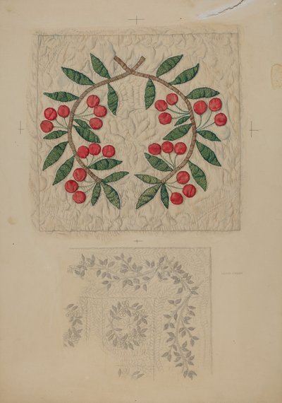 quilt, applikation af Lillian Causey