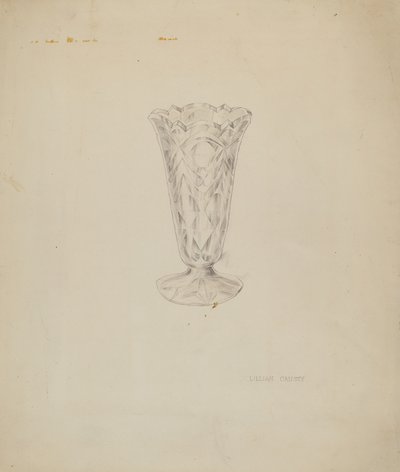 Vase, ca. 1937. af Lillian Causey