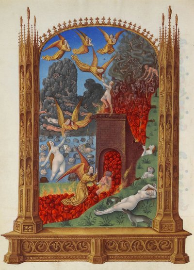De rensede sjæle i skærsilden Duc de Berrys meget rige timer af Limbourg Brothers