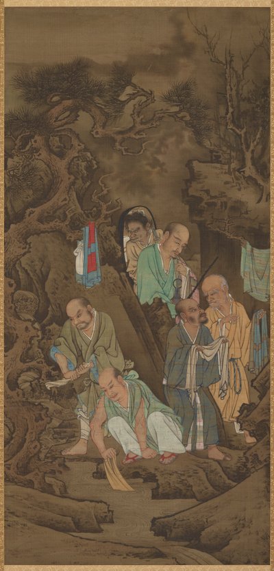 luo med hvidvask, 1178. af Lin Tinggui