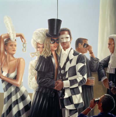 Berkeley Hotel Mural - 1 af Lincoln Seligman