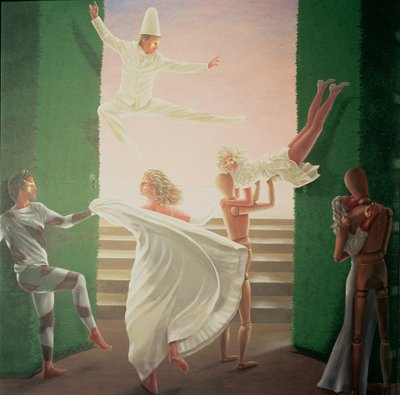 Berkley House Murals - 3 af Lincoln Seligman