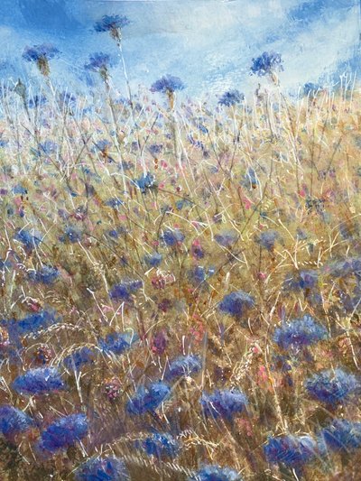 Kornblomster 2 af Lincoln Seligman