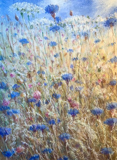 Kornblomster 2 af Lincoln Seligman
