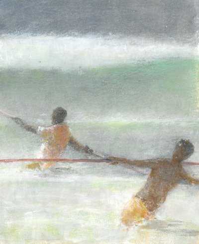 Fishermen Hauling Nets, 2015 af Lincoln Seligman