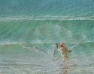 Lone Fisherman 2019 af Lincoln Seligman