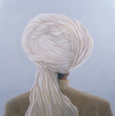 Hvid turban af Lincoln Seligman