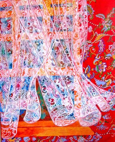 Cottage Wind, 2015 (blandet) af linda arthurs