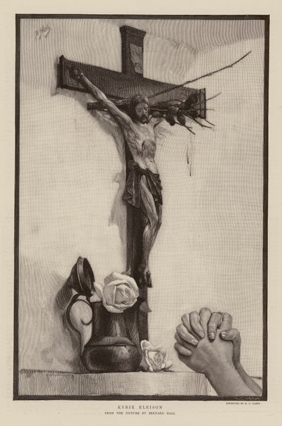 Kyrie eleison (gravering) af Lindsay Bernard Hall