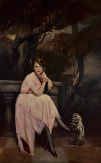 Miss in Pink, 1923. af Lino Selvatico