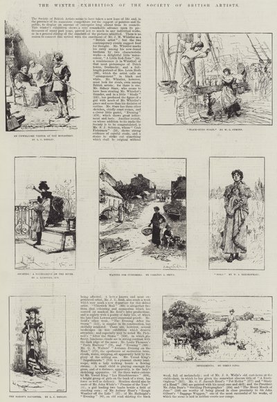 Vinterudstillingen for Society of British Artists af Lionel Charles Henley