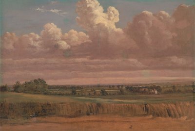 Landskab med Wheatfield, ca. 1850
