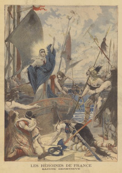 Frankrigs heltinder: St. Genevieve af Lionel Royer