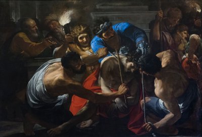 Kroning af torne, slutningen af det 16.-begyndelsen af det 17. århundrede (olie på lærred) af Lionello Spada