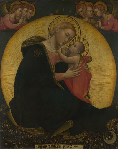 Ydmyghedens Jomfru Madonna af Ydmygheden, ca 1390 af Lippo di Dalmasio Scannabecchi