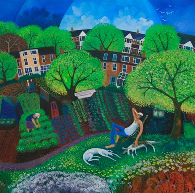 A Casual Approach 2012 (akrylblæk på papir) af Lisa Graa Jensen
