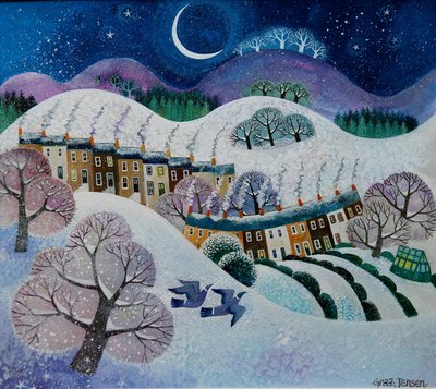 Snefald, 2019 af Lisa Graa Jensen