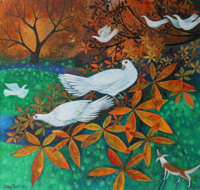 Hvide duer, 2016 af Lisa Graa Jensen