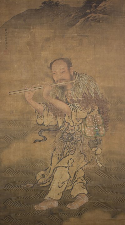 Den daoistiske udødelige Han Xiangzi, udateret, slutningen af det 15.-begyndelsen af det 16. århundrede. af Liu Jun