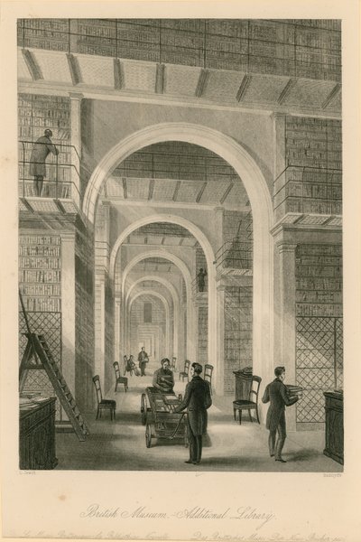 British Museum, Ekstra bibliotek af Llewellyn Jewitt