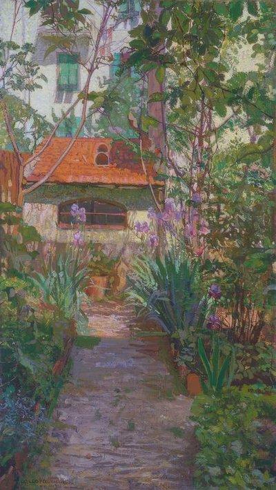 Triptykonet eller haven i blomst af Llewelyn Lloyd