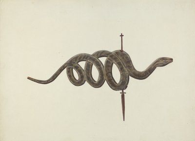 Slange vejrhane, ca. 1938. af Lloyd Broome