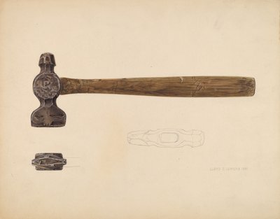 Fiskemærke, 1937. af Lloyd Charles Lemcke