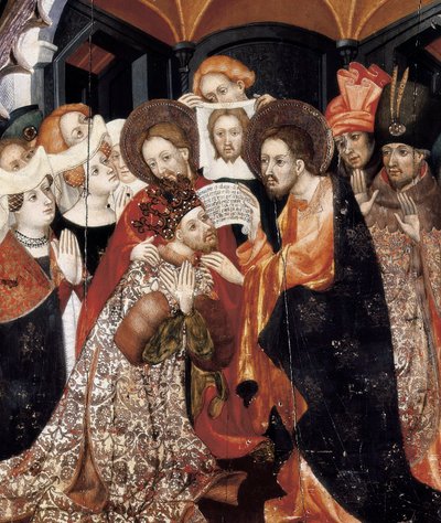 Franciskaneraltertavle fra klostret Santa Clara af Lluís Borrassà