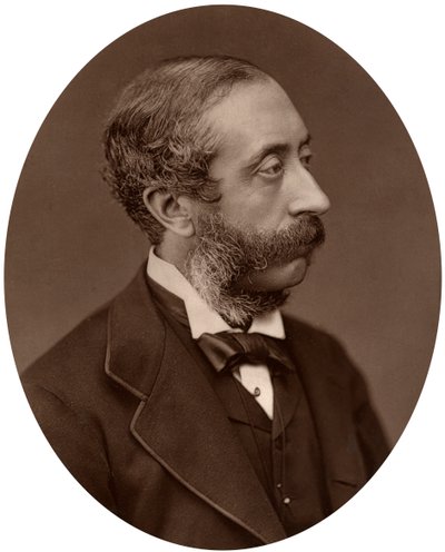 Earl of Carnarvon, præsident for Society of Antiquaries, 1880. af Lock and Whitfield