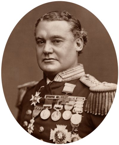 Kontreadmiral Sir William Nathan Wright Hewett, 1882. af Lock and Whitfield