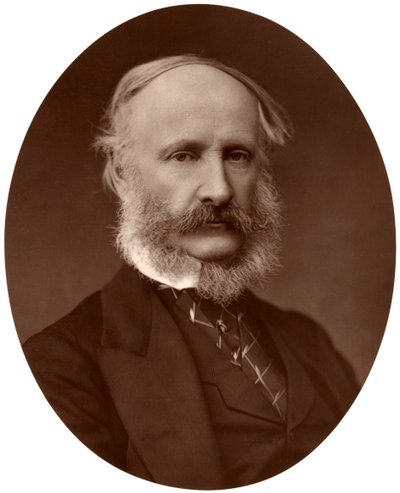 Sir James Macnaghten Hogg, Bart, MP, KCB, formand for Metropolitan Board of Works, 1876. af Lock and Whitfield