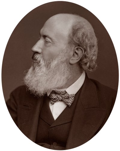 Sir John Gilbert, RA, præsident for Society of Painters in Water-Colours, 1877. af Lock and Whitfield